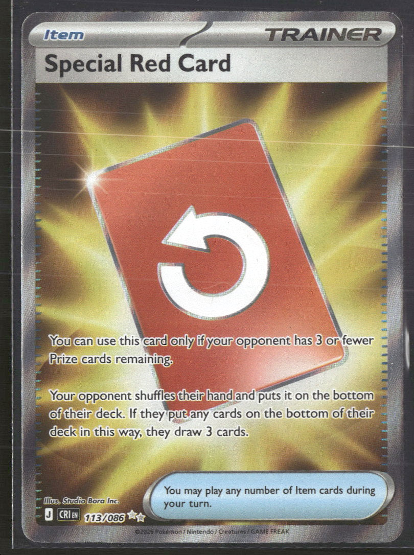 ME04: Chaos Rising Special Red Card #113/086