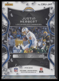 2024 Panini Spectra Crush Hyper Justin Herbert #/75 #CRU-JHT