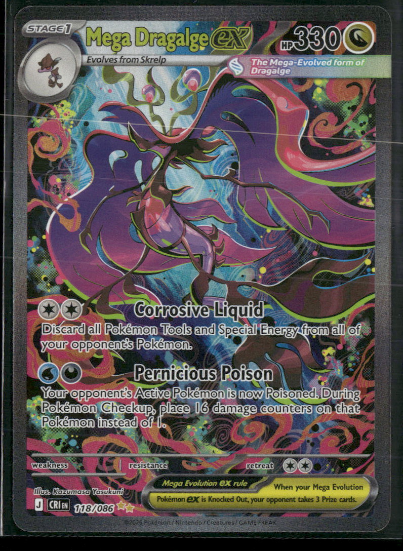 ME04: Chaos Rising Mega Dragalge ex #118/086