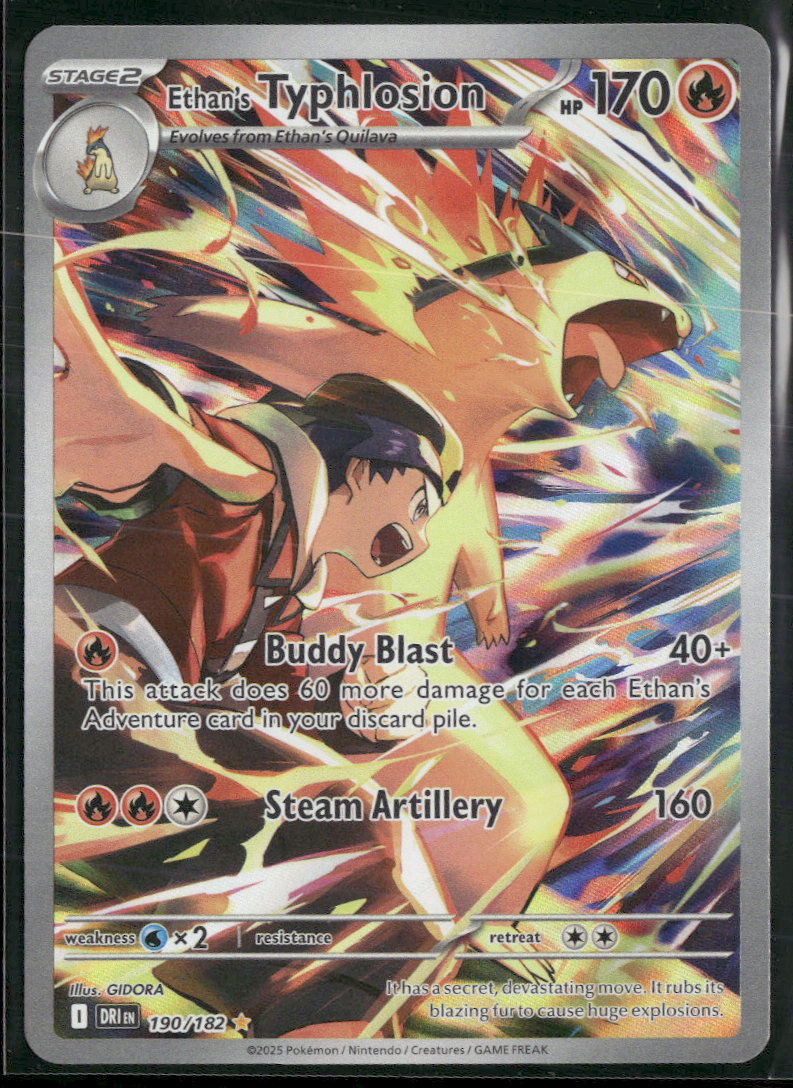 SV10: Destined Rivals Ethan's Typhlosion #190/182