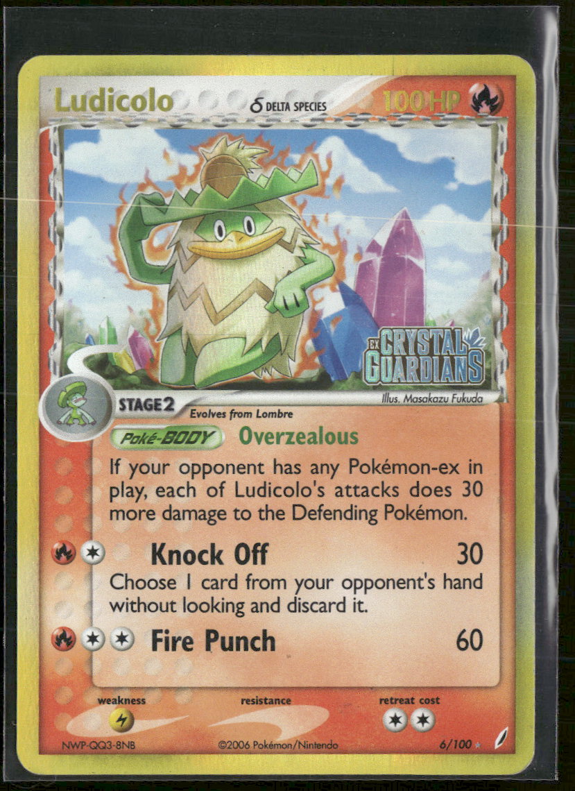 Crystal Guardians Ludicolo (Delta Species) #6/100