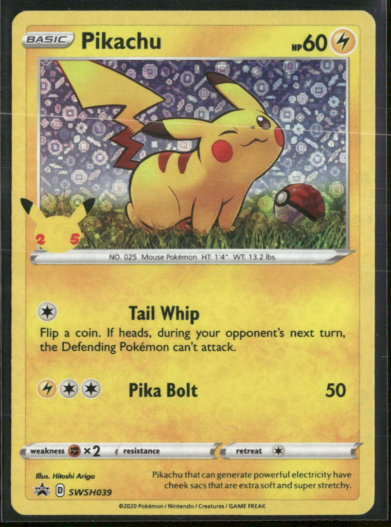 Miscellaneous Cards & Products Pikachu #SWSH039