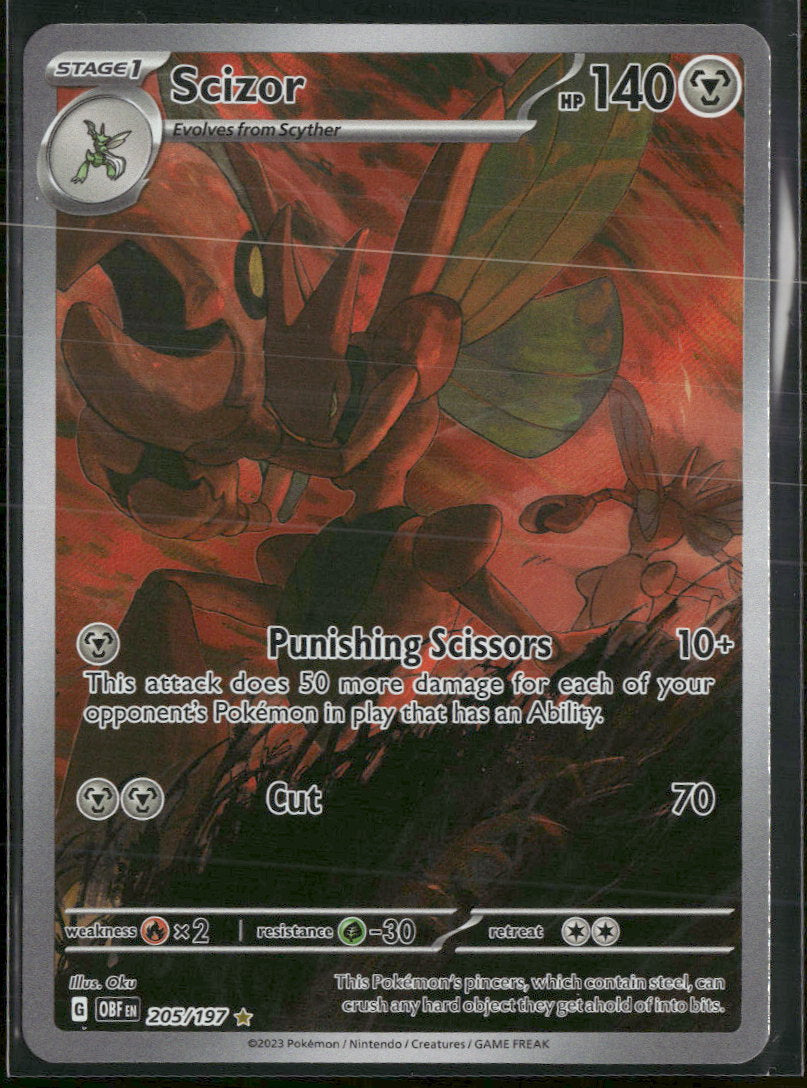 SV03: Obsidian Flames Scizor #205/197
