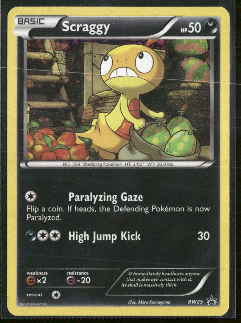 Black and White Promos Scraggy #BW25