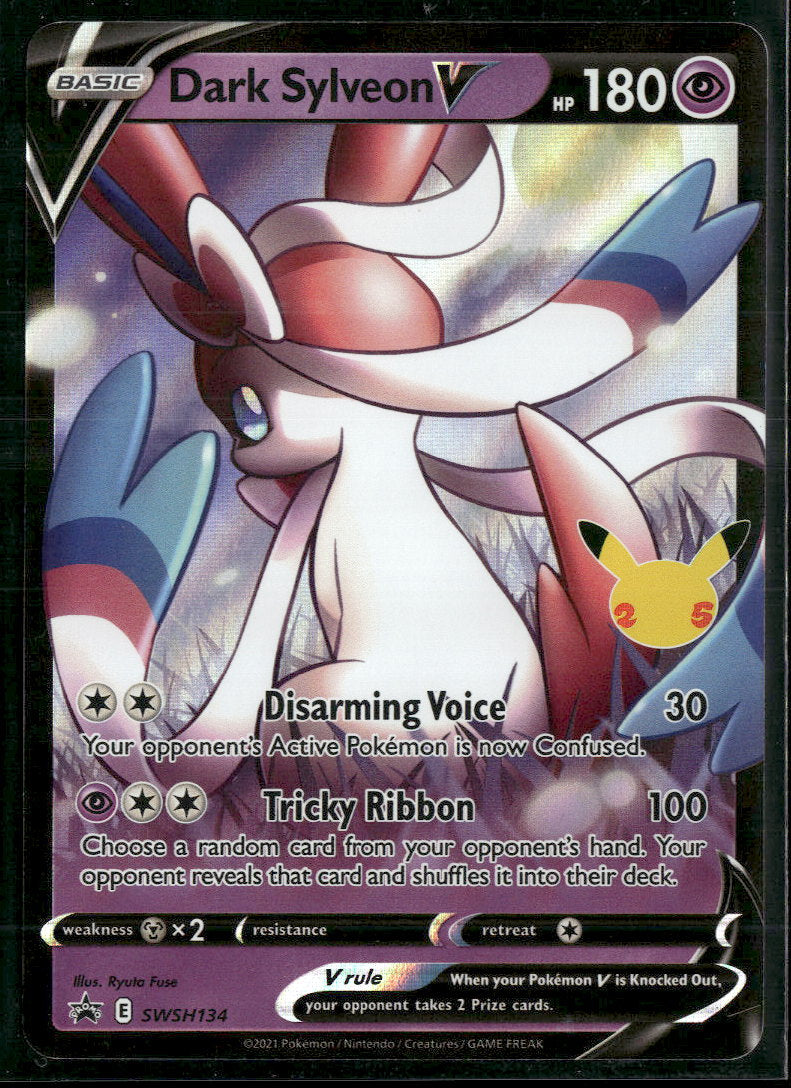 SWSH: Sword & Shield Promo Cards Dark Sylveon V #SWSH134