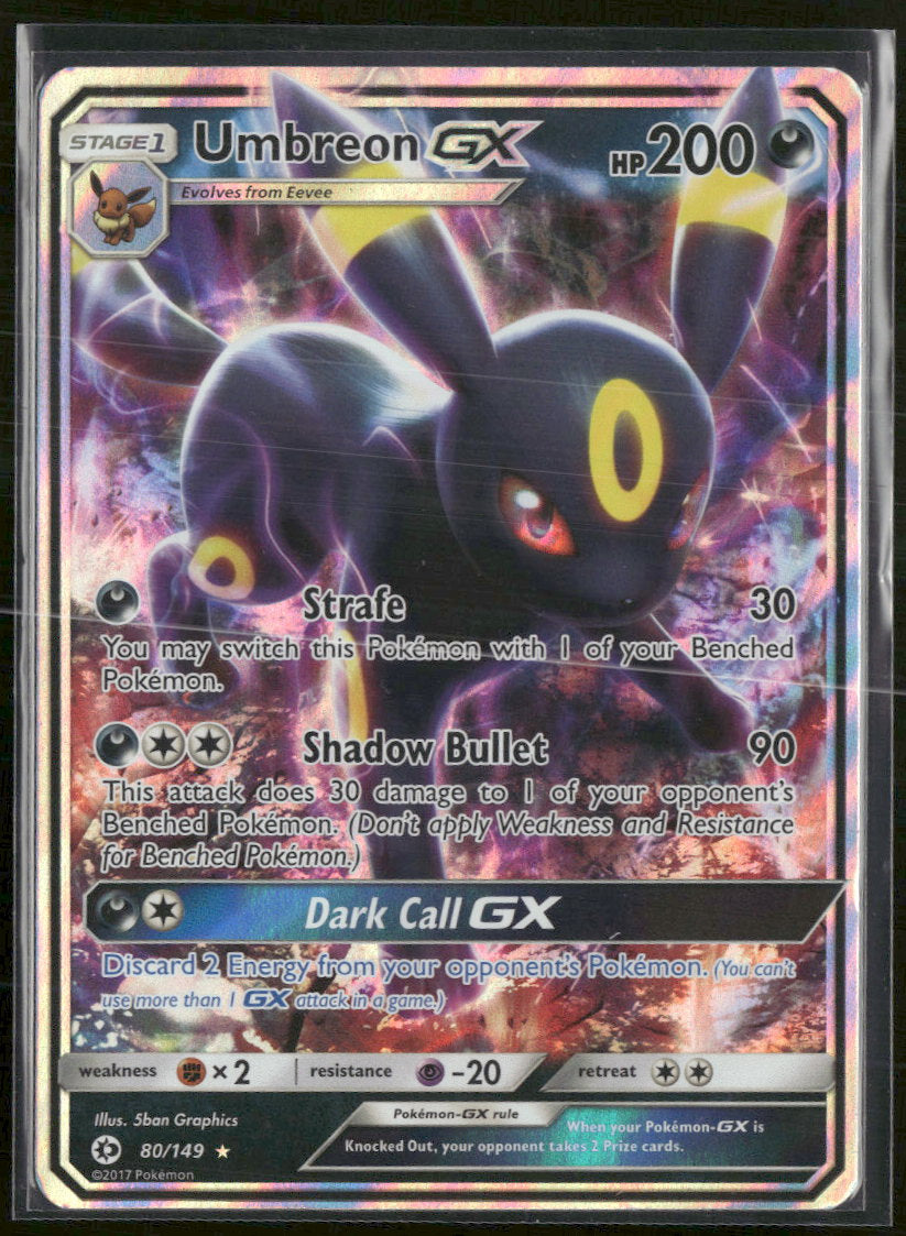 SM Base Set Umbreon GX #80/149