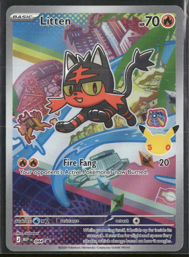 ME: Mega Evolution Promo Litten #044