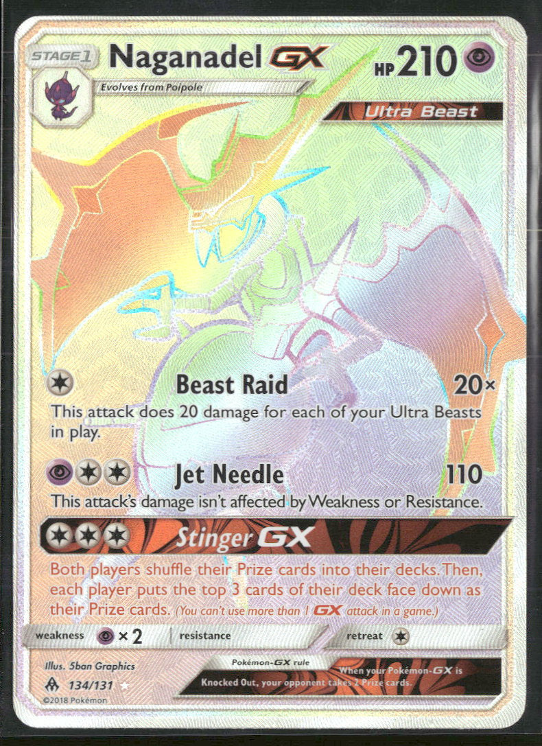 SM - Forbidden Light Naganadel GX (Secret) #134/131