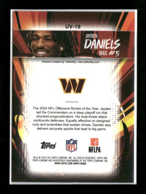 2025 Topps Chrome Ultra-Violet All-Stars Jayden Daniels #UV-19