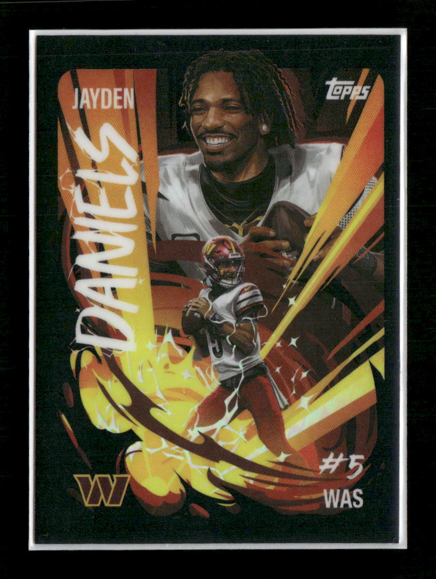 2025 Topps Chrome Ultra-Violet All-Stars Jayden Daniels #UV-19