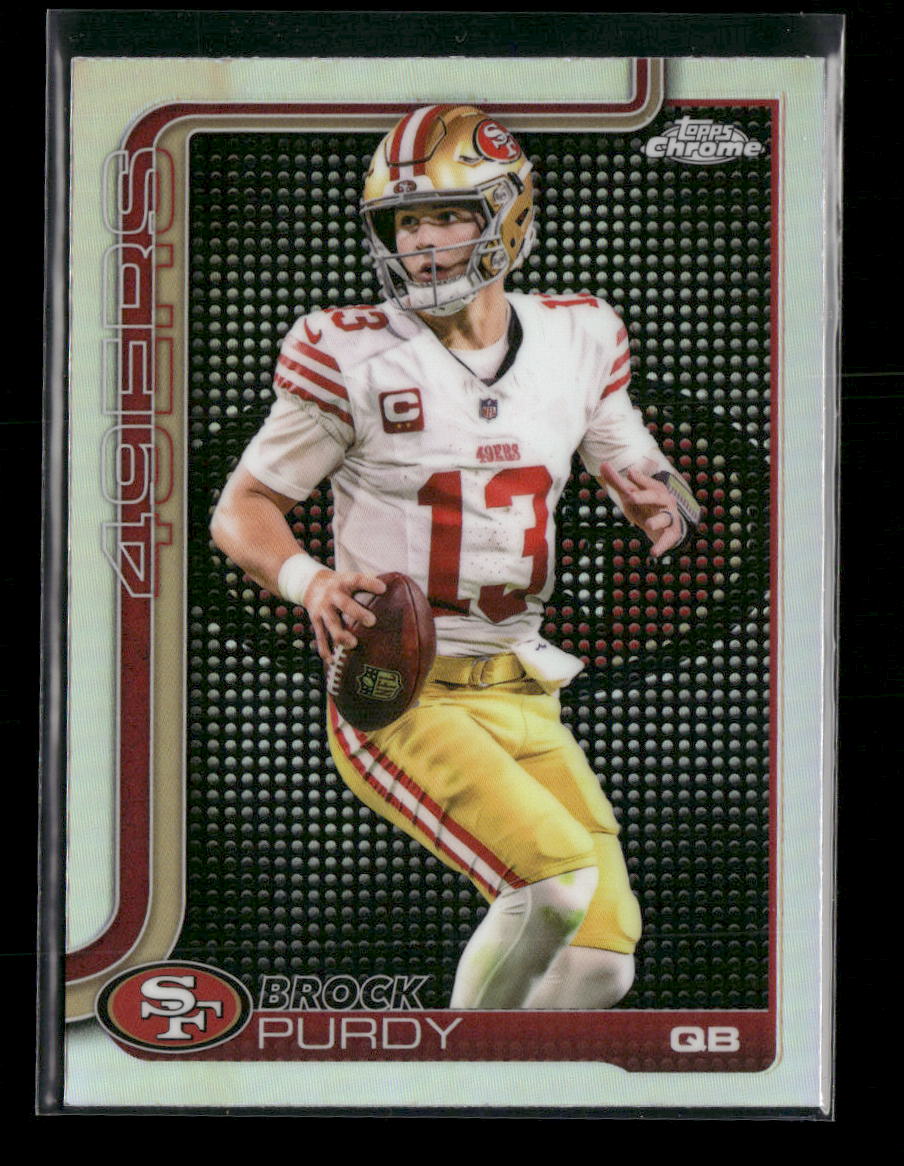2025 Topps Chrome Lightboard Logo Brock Purdy #262