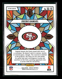 2024 Panini Mosaic Stained Glass Deebo Samuel #SG-10