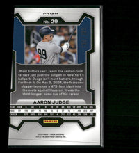 2024 Panini Prizm Red Pulsar Prizms Aaron Judge #/399 #29