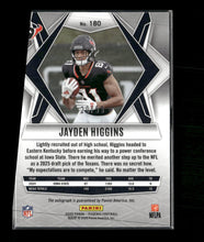 2025 Panini Phoenix Base Rookie Autographs Red Prizm Jayden Higgins Rookie #/99