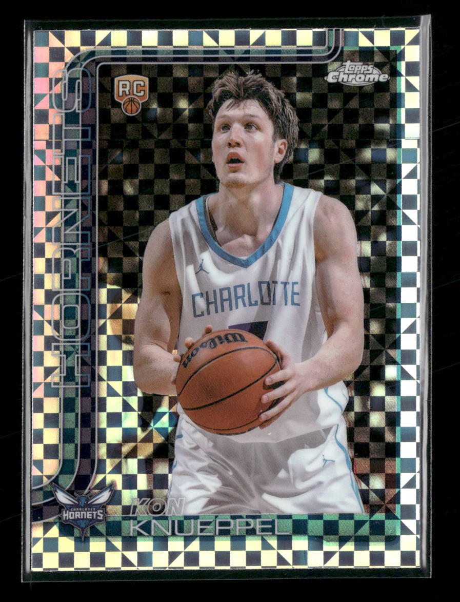 2025-26 Topps Chrome X-Fractor Kon Knueppel Rookie #254