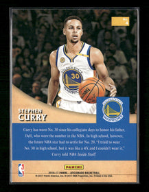 2016-17 Panini Aficionado Magic Numbers Stephen Curry #4