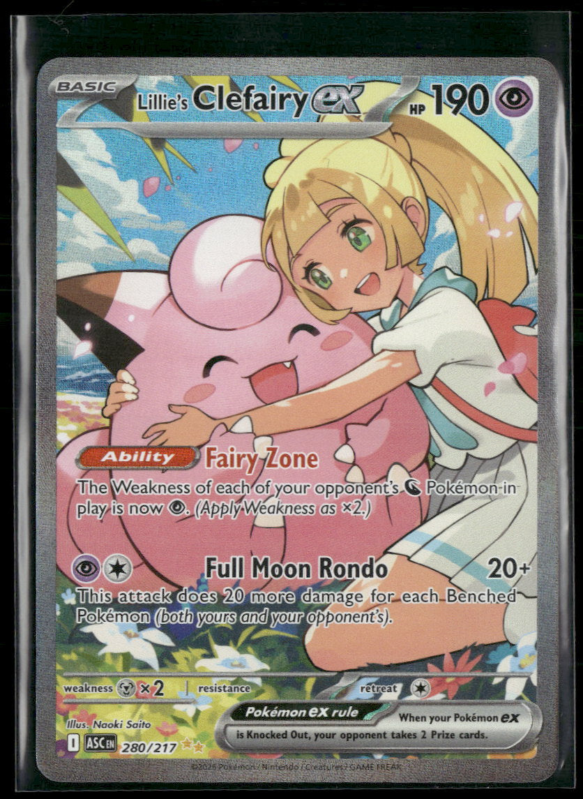 ME: Ascended Heroes Lillie's Clefairy ex #280/217