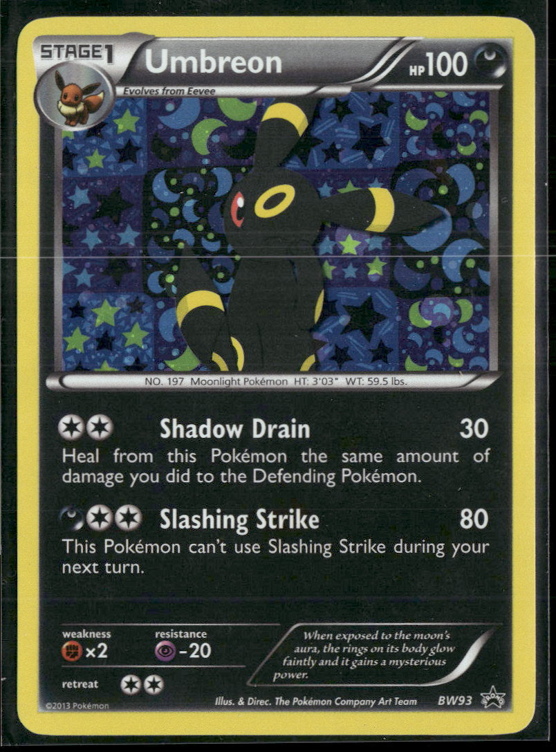 Black and White Promos Umbreon #BW93