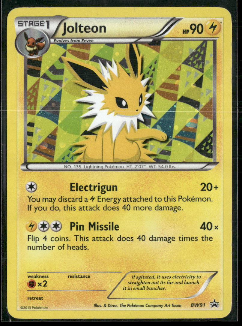 Black and White Promos Jolteon #BW91