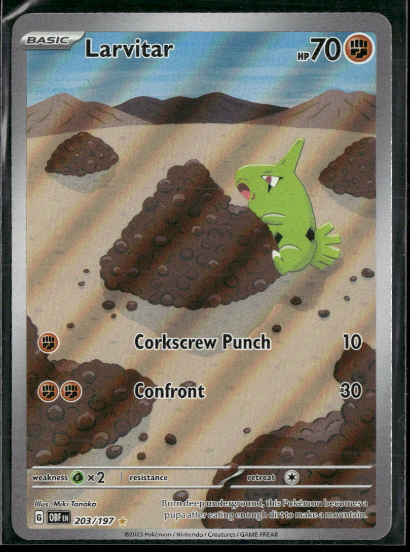SV03: Obsidian Flames Larvitar #203/197