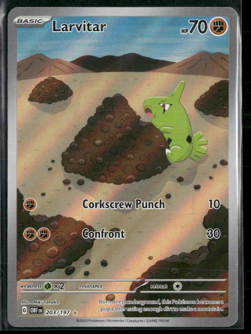 SV03: Obsidian Flames Larvitar #203/197