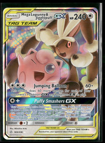 SM - Cosmic Eclipse Mega Lopunny & Jigglypuff GX #165/236