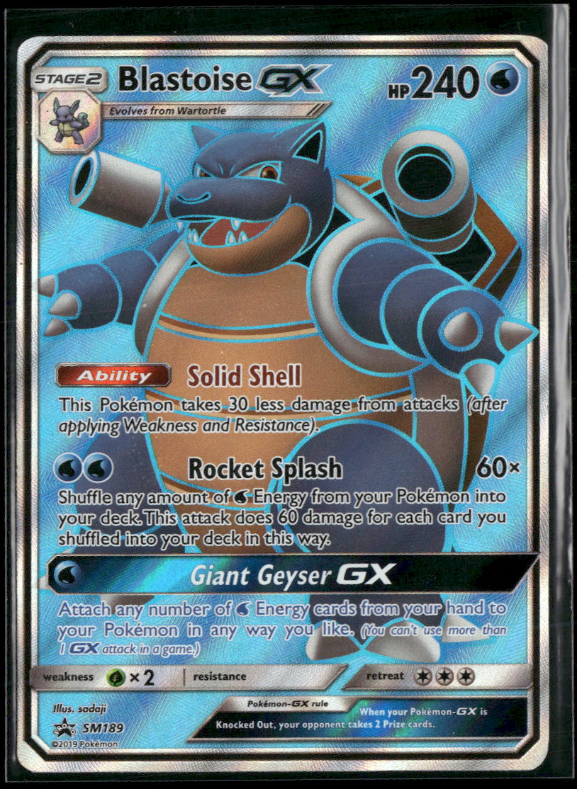 SM Promos Blastoise GX #SM189