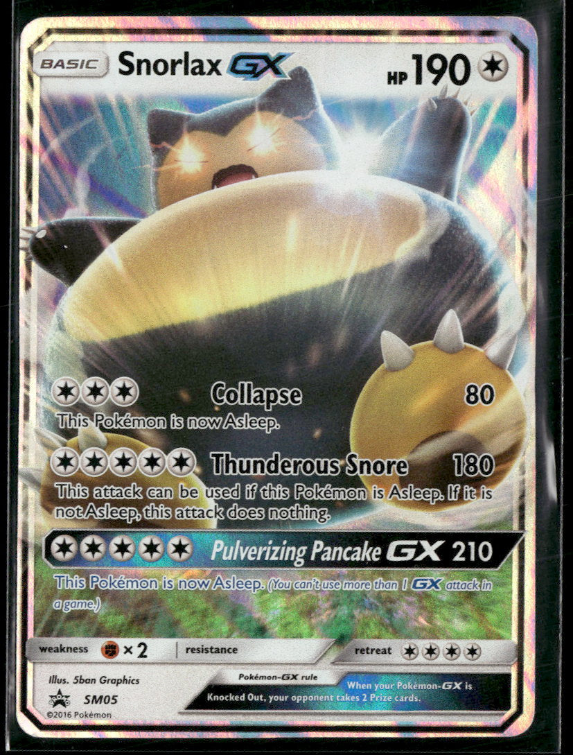 SM Promos Snorlax GX #SM05