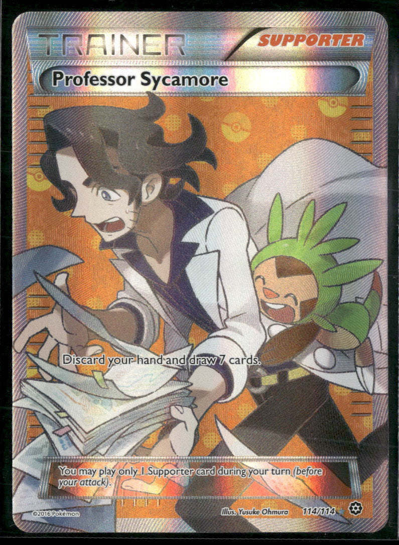 XY - Steam Siege Professor Sycamore #114/114