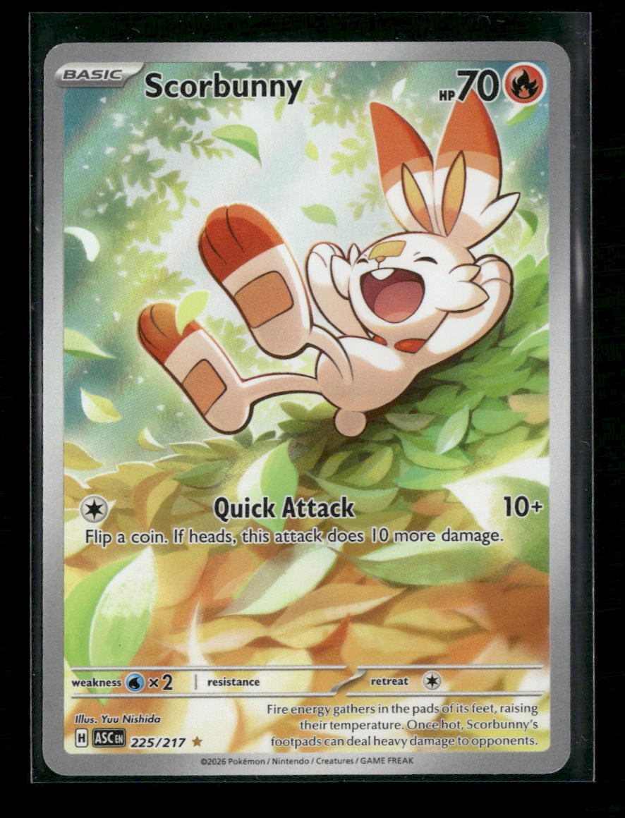 ME: Ascended Heroes Scorbunny #225/217