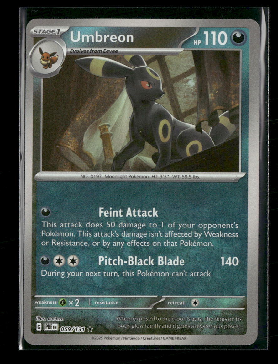 SV: Prismatic Evolutions Umbreon (Master Ball Pattern) #059/131