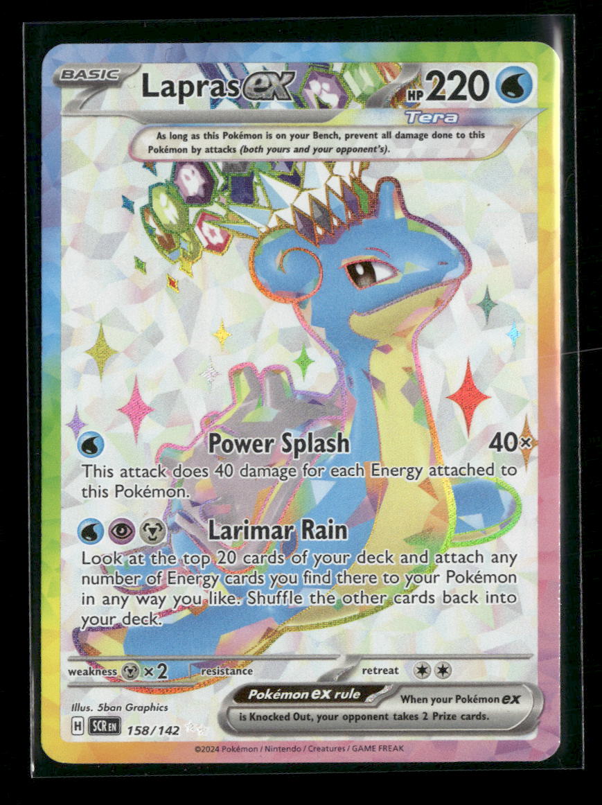 SV07: Stellar Crown Lapras ex #158/142