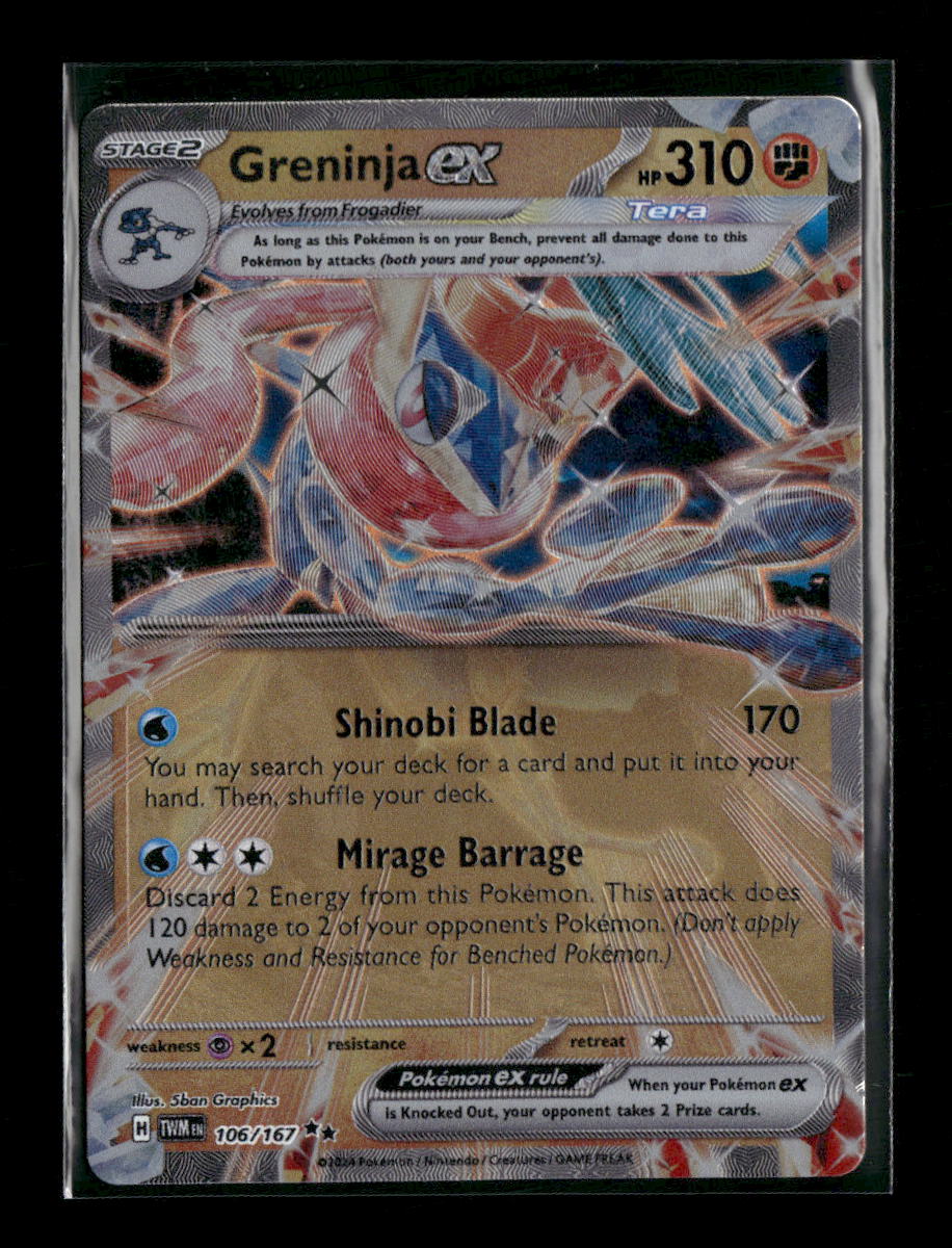 Greninja ex (GameStop Metal Card) #106/167