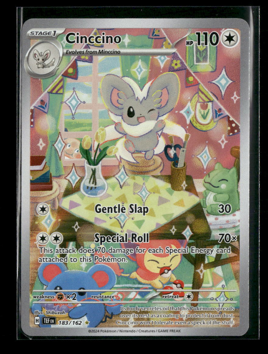 SV05: Temporal Forces Cinccino #183/162 *Damaged*