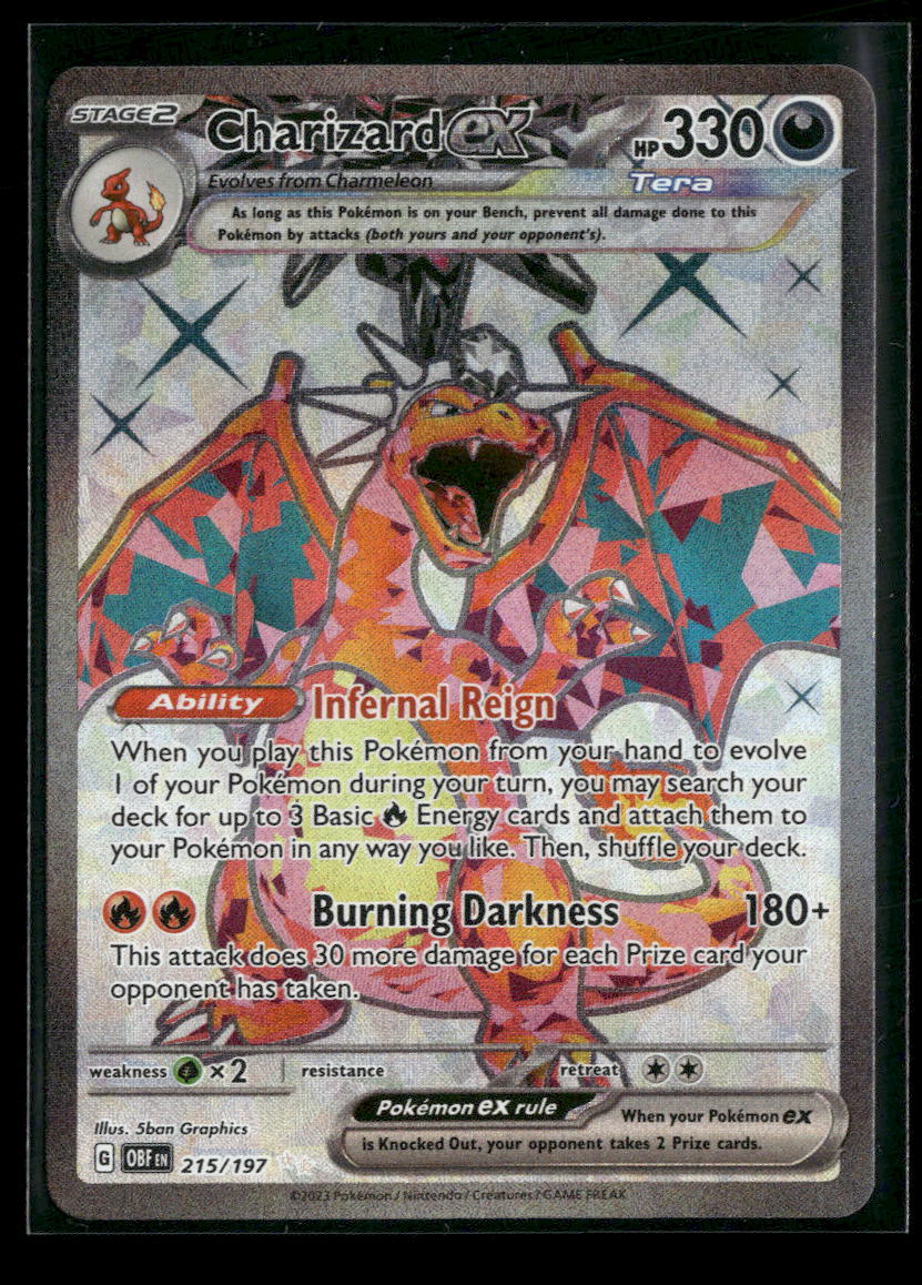 SV03: Obsidian Flames Charizard ex #215/197