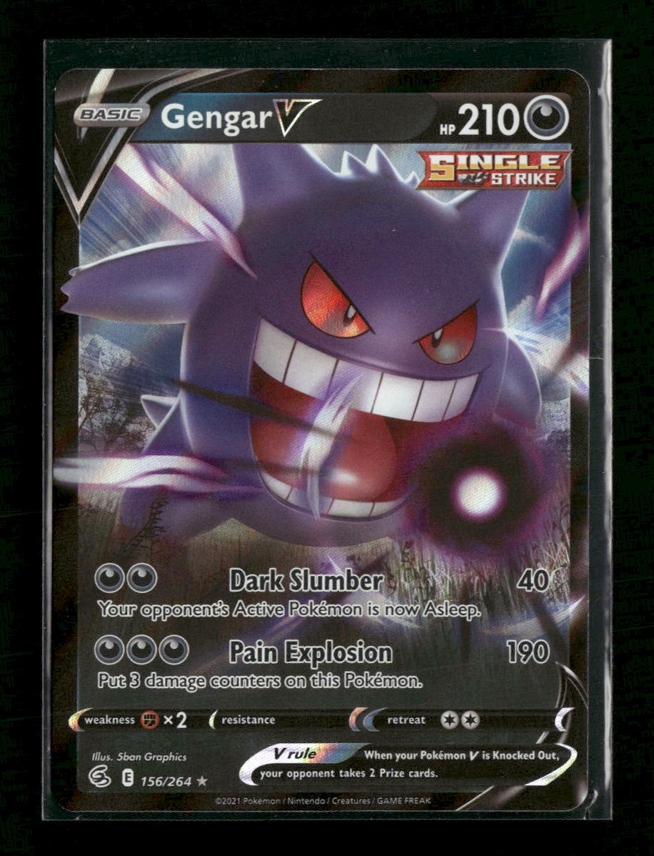 SWSH08: Fusion Strike Gengar V #156/264