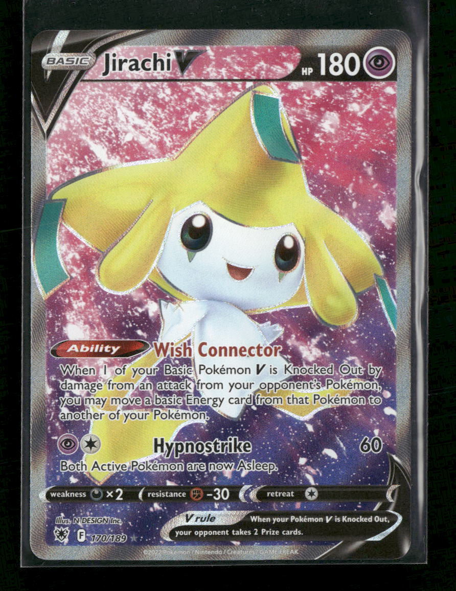 SWSH10: Astral Radiance Jirachi V (Full Art) #170/189
