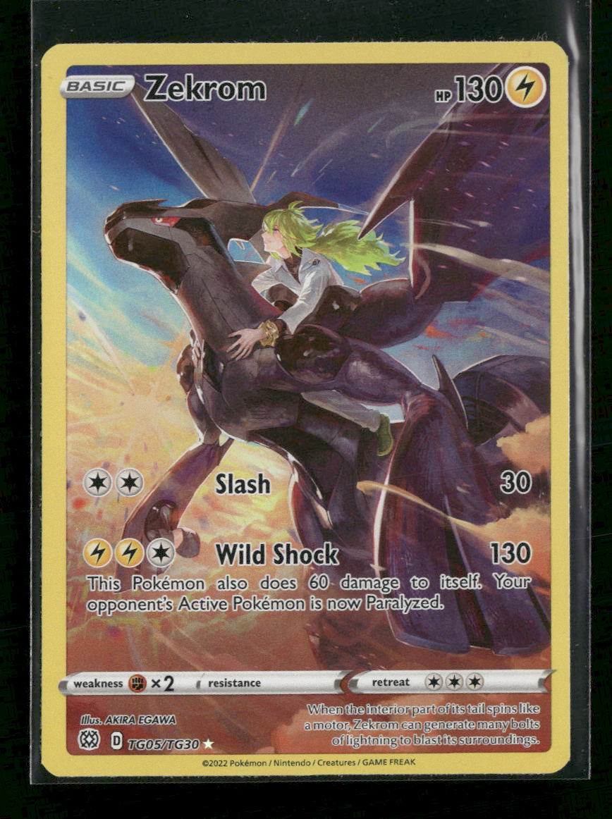 SWSH09: Brilliant Stars Trainer Gallery Zekrom #TG05/TG30