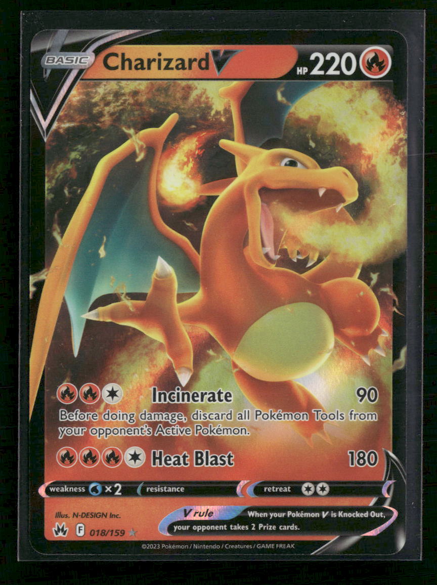 SWSH: Crown Zenith Charizard V #018/159