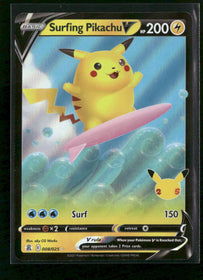 Celebrations Surfing Pikachu V #008/025
