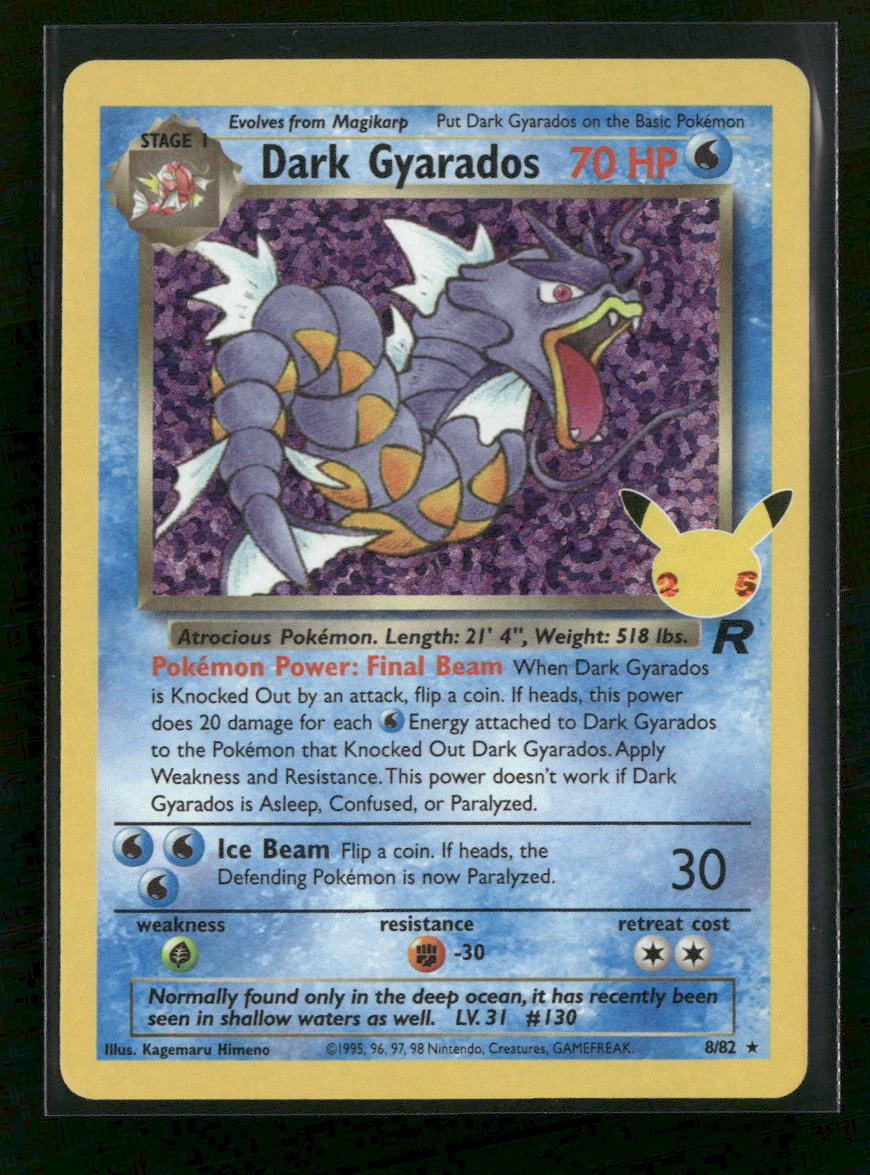 Celebrations: Classic Collection Dark Gyarados #8/82