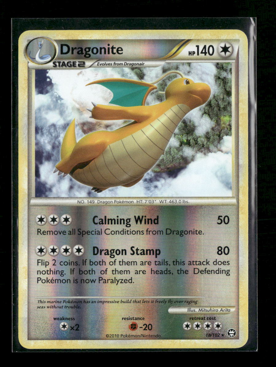 Triumphant Dragonite Reverse Holo #18/102