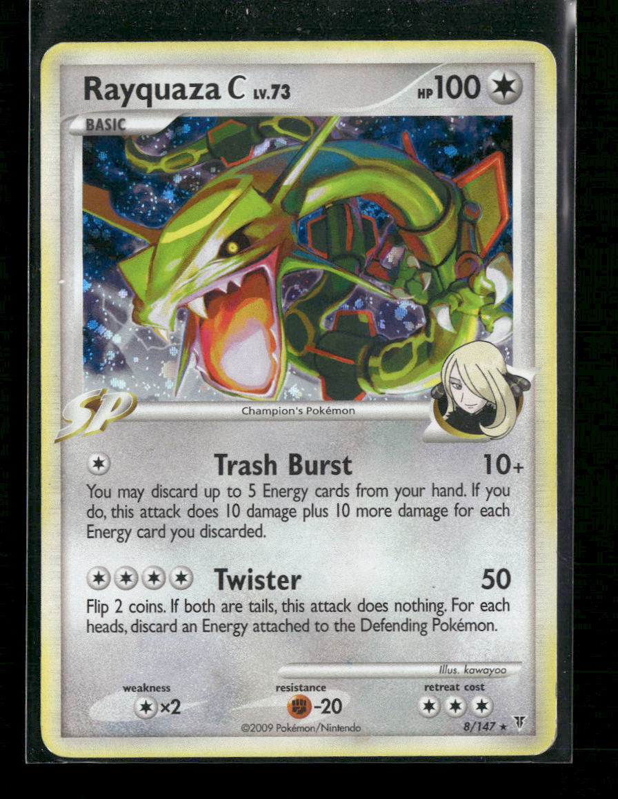 Supreme Victors Rayquaza C #8 *Damaged*