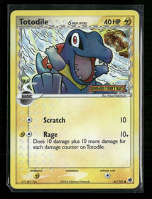 Dragon Frontiers Totodile (Delta Species) Reverse Holo #67/101