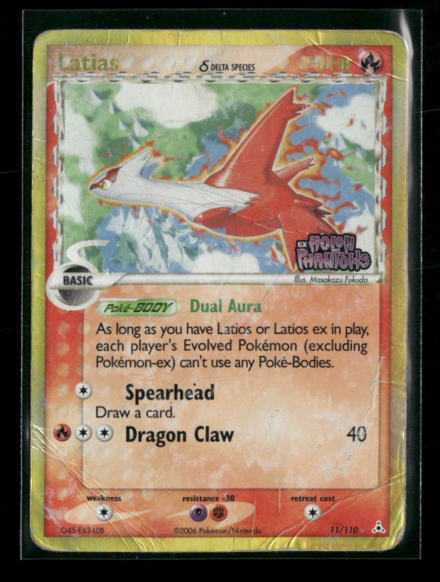 Holon Phantoms Latias Reverse Holo #11/110 *Damaged*