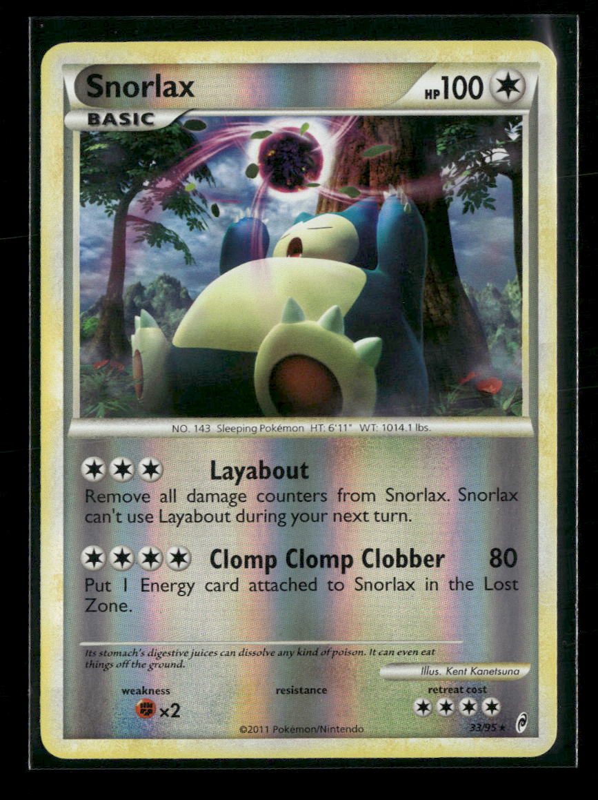 Call of Legends Snorlax Reverse Holo #33/95