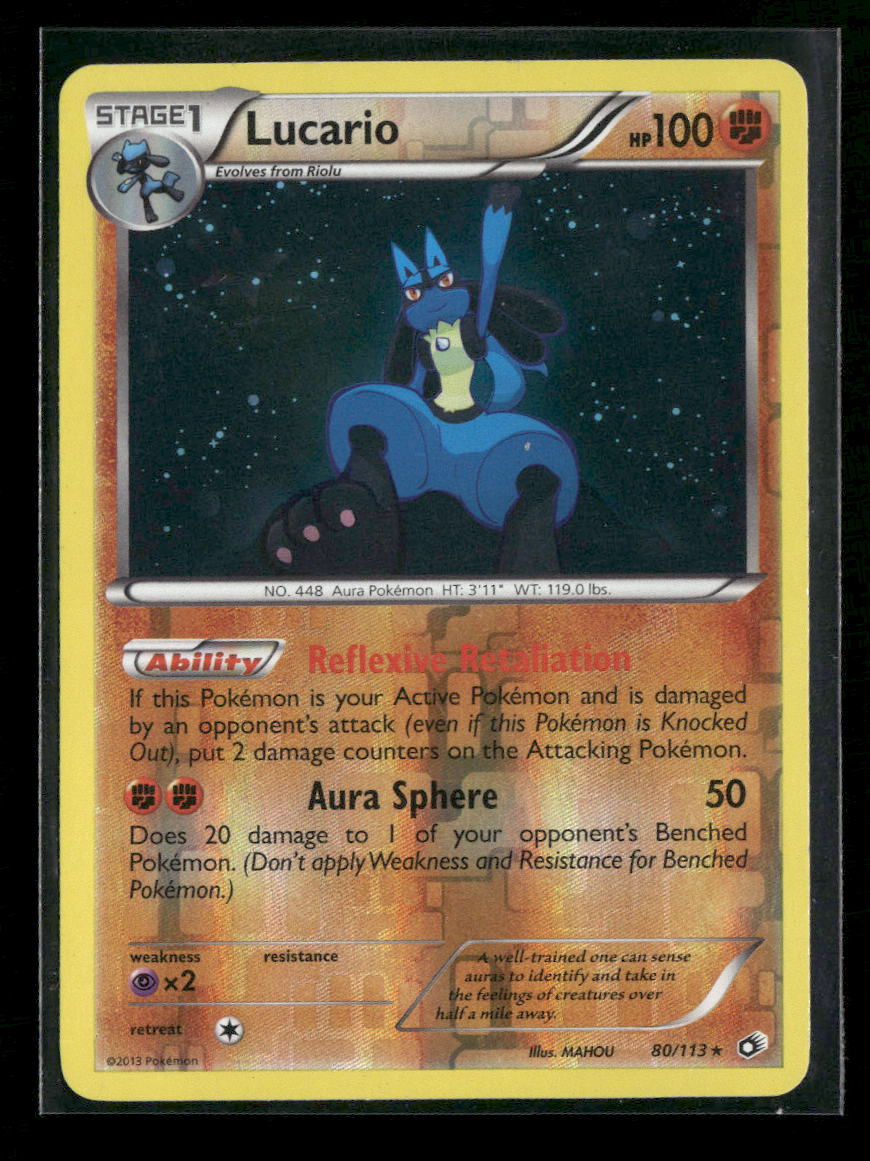 Legendary Treasures Lucario Reverse Holo #80/113