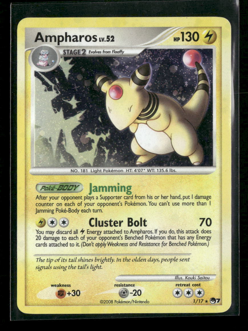 POP Series 7 Ampharos Holo #001/017