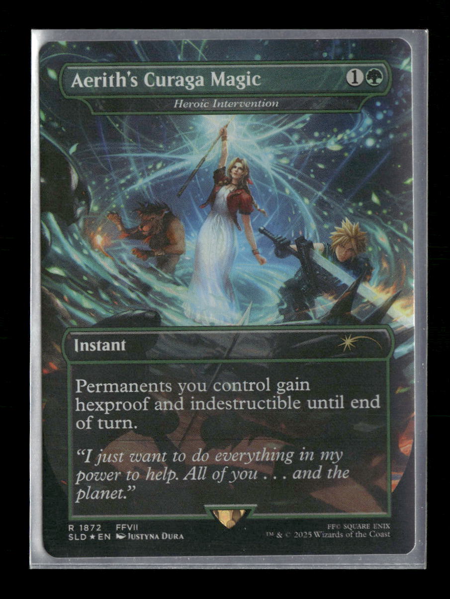 Secret Lair Drop Series Aerith's Curaga Magic (Rainbow Foil) #1872