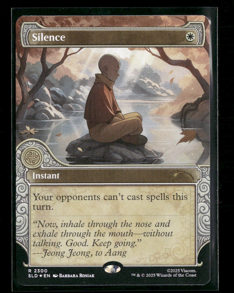Secret Lair Drop Series Silence (Rainbow Foil) #2300